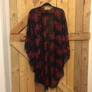 Chiffon Torrid kimono size 1/2
